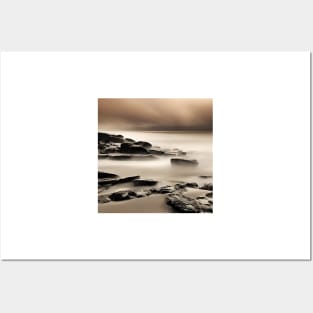 Victorian Coastal landscape Rock Clouds Photo Posters and Art